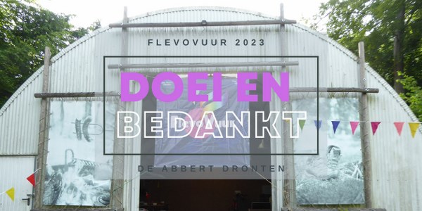 Flevovuur 2023 Bedankt
